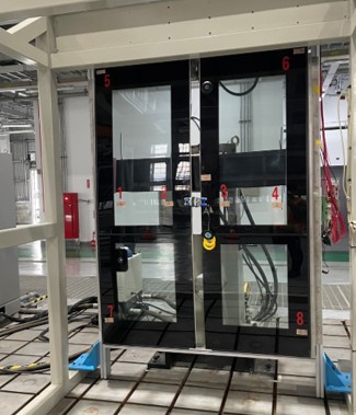 車門結構負載測試設備